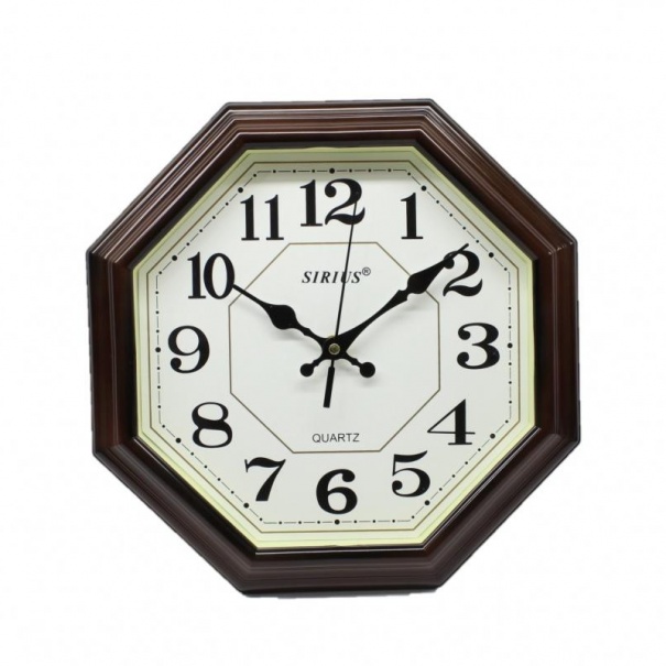 Купить Настінний годинник Sirius SI-930 (Brown) (007139), 28 * 28 см.