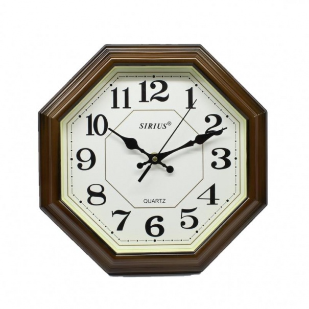 Купить Настенные часы Sirius SI-930 (Wood)(007140), 28*28 см.