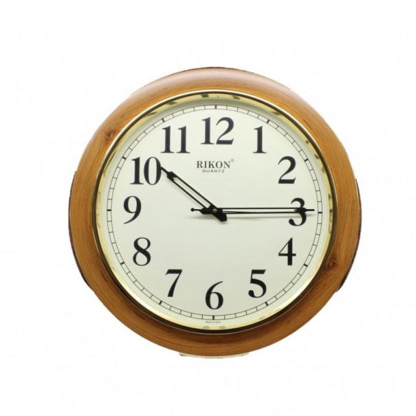 Купить Настенные часы Rikon 1607 PL (Wood Ivory)(007201), d-46 см.
