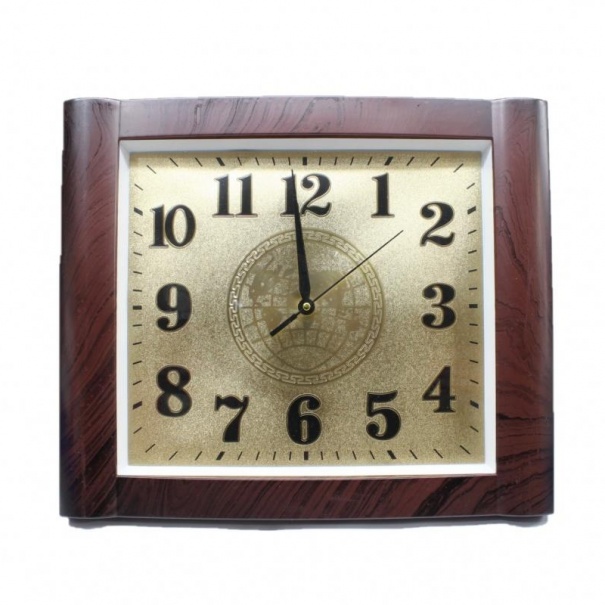 Купить Настенные часы 2575 (Brown Gold) (007375), 40*34 см.
