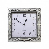 Настенные часы 2034 (Silver) (007429), 29,5 * 29,5 см.