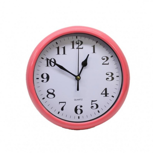 Купить Настенные часы 530 (Pink) (007421), d - 20 см.