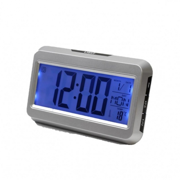 Купить Часы настольные электронные  2616 (Silver)(007323)