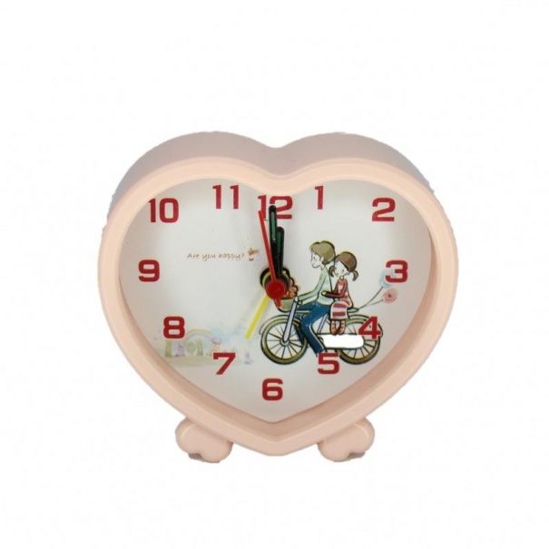 Купить Кварцевый будильник 052 (Beige Bike)(007273), 9*8*3,5 см.