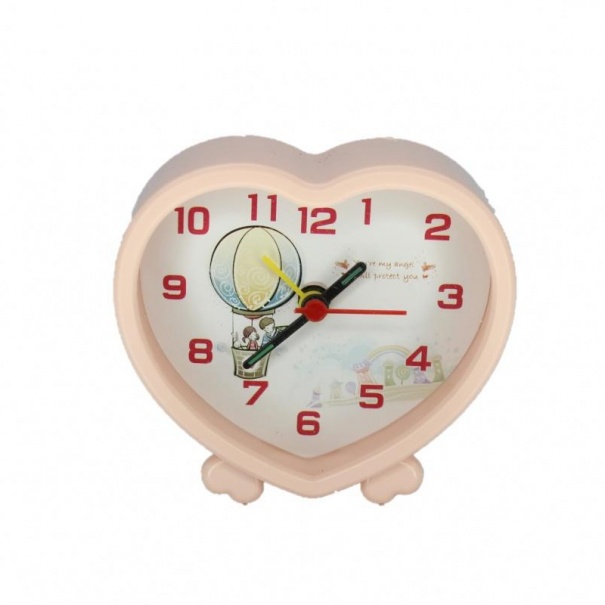 Купить Кварцевый будильник 052 (Beige Ballon)(007274), 9*8*3,5 см.