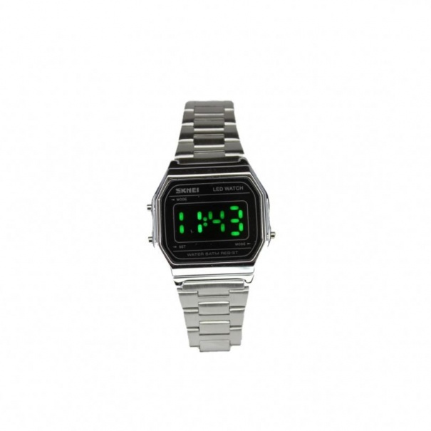 Купить Электронные часы Skmei 1646 (Silver LED Wathc)(007497), многофункциональные.