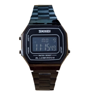 Электронные часы Skmei 1647 (Black EL Luminous)(007499)