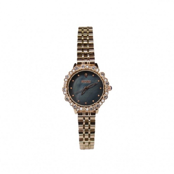 Купить Кварцевые часы Skmei 1799 (Gold Black Gold)(007500), точный ход.