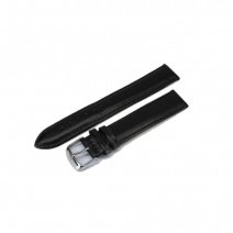 Шкіряний ремінець для годинника W83XL 20 mm (Black) (007607)