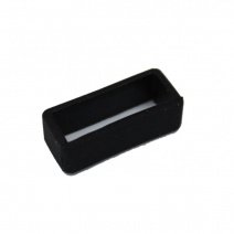 Тренчик к силиконовому ремешку 24mm (Black) (007630)