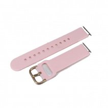 Силіконовий ремінець для годинника  - 20 mm (Pink) (007626)