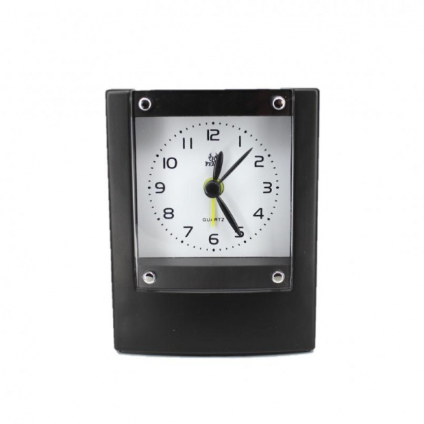Купить * Кварцовий будильник Pearl Bi (Black) (007467), 9.5 * 7.5 * 3 см.