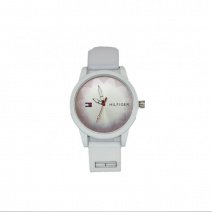 Жіночий годинник на ремені d-41 H-01 (White Violet White) (007478), точний хід.