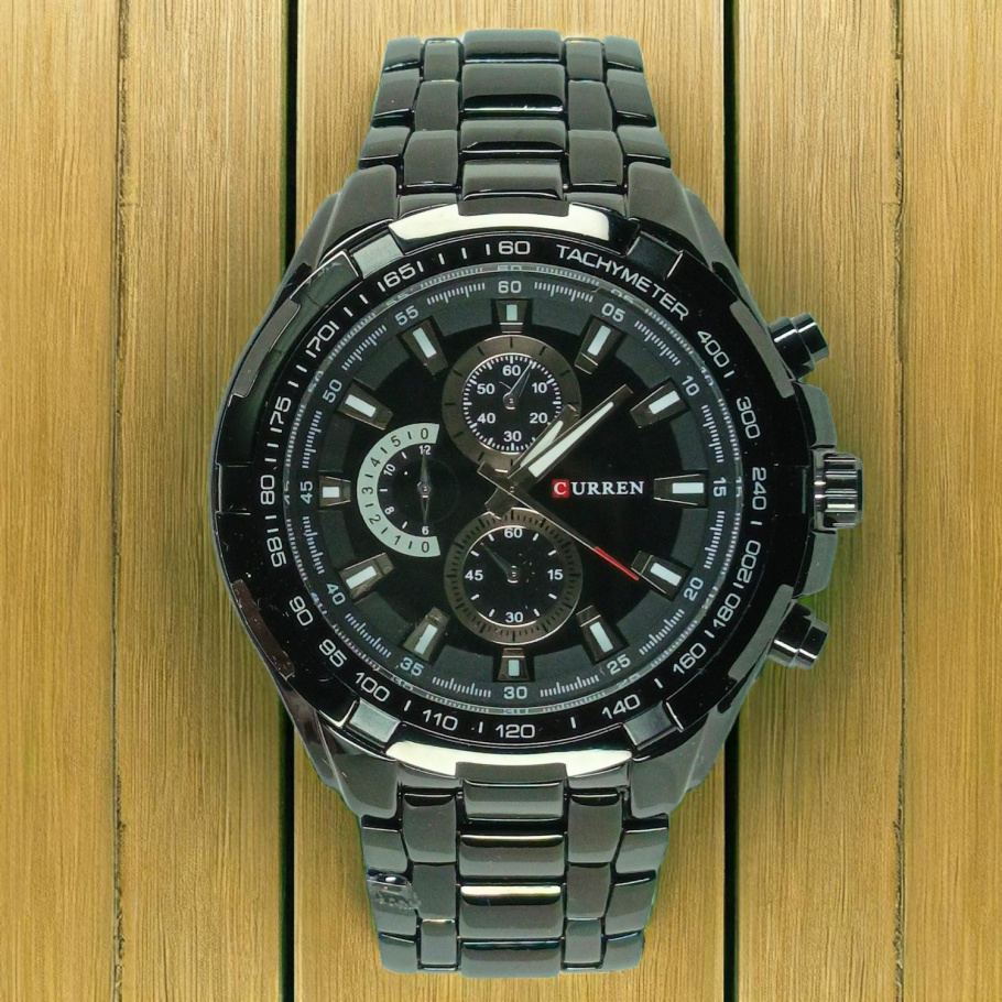 Купить Мужские часы на браслете Curren M8023 d-47(Black Black Black)(007438), точный ход.