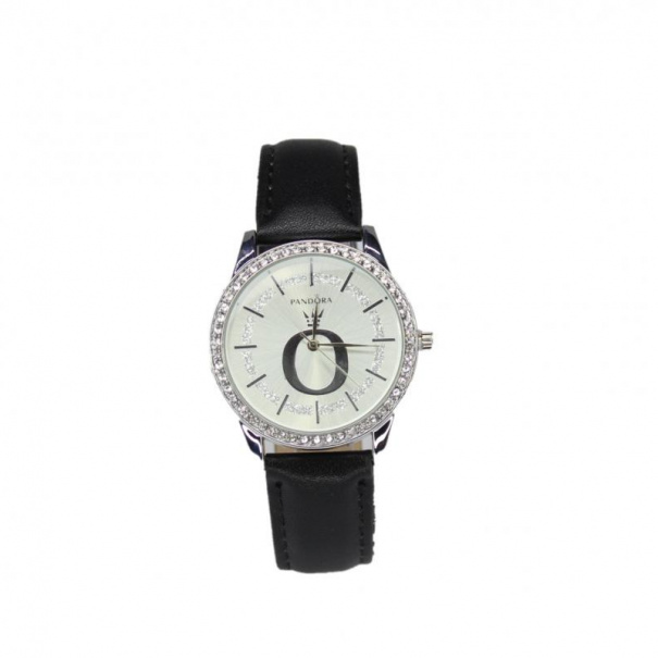 Купить Женские часы на ремне d-39 01-PN (Silver White Black)(007453), точный ход.