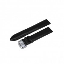 Шкіряний ремінець для годин W83XL 22 mm (Black) (007610)