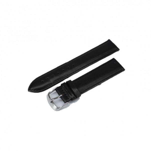 Купить Шкіряний ремінець для годин W83L 22 mm (Black) (007603)