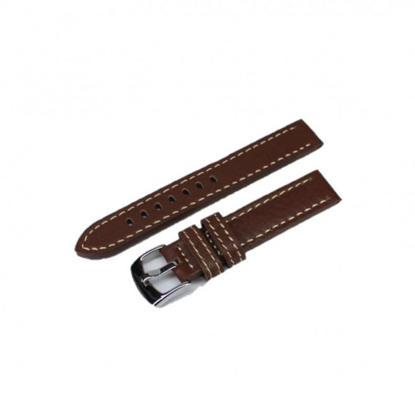 Купить Кожаный ремешок для часов W22 18 mm (Brown)(007541)