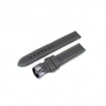 * Шкіряний ремінець для годинника W22 18 mm (Gray) (007542)