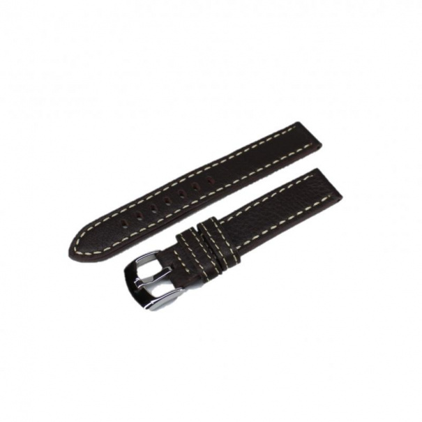 Купить Кожаный ремешок для часов W22 18 mm (Dark Brown)(007539)