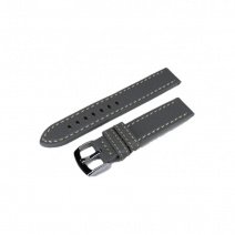 Шкіряний ремінець для годинника W22 20 mm (Gray) (007543)