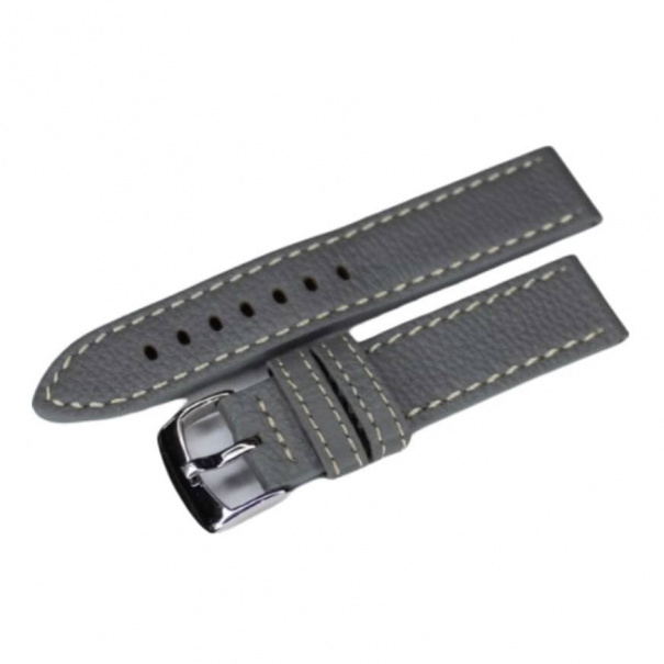 Купить Кожаный ремешок для часов W22 22 mm (Gray)(007538)