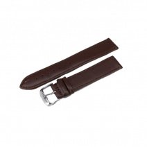 Шкіряний ремінець для годинника W44L 20 mm (Brown) (007598)