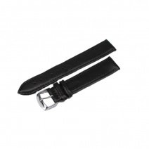 Шкіряний ремінець для годинника W44L 20 mm (Black) (007597)