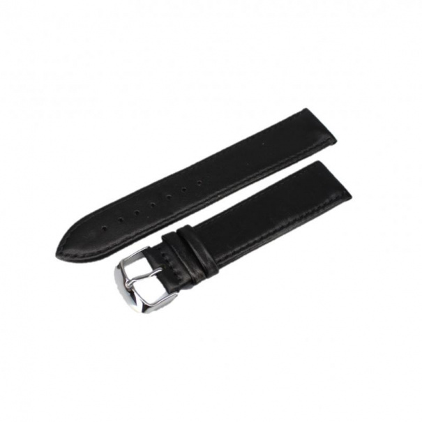 Купить Кожаный ремешок для часов W44L 22 mm (Black)(007599)