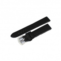 Кожаный ремешок для часов W61 18 mm (Black)(007526)