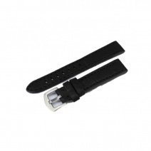 Шкіряний ремінець для годинрика W61 18 mm (Black) (007526)