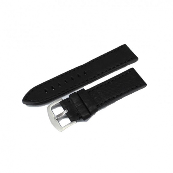Купить Кожаный ремешок для часов W61 24 mm (Black)(007530)