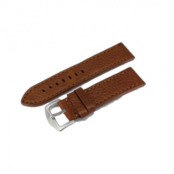 Купить Шкіряний ремінець для годинника W61 24 mm (Brown) (007529)