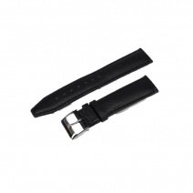 Шкіряний ремінець для годинника W26 20 mm (Black) (007550)