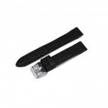 Шкіряний ремінець для годинника W112 18 mm (Black) (007621)