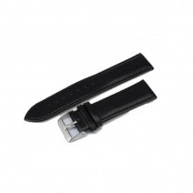 Шкіряний ремінець для годинника W55L 22 mm (Black) (007559)