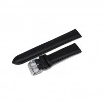 Шкіряний ремінець для годинника W62 20 mm (Black) (007524)