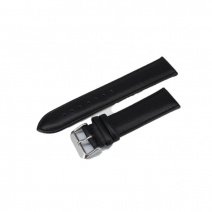 Шкіряний ремінець для годинника W62 22 mm (Black) (007525)