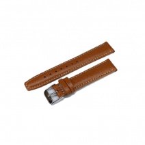 Шкіряний ремінець для годинника W04 18 mm (Light Brown) (007617)