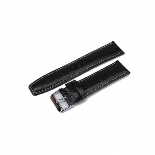 Купить Кожаный ремешок для часов W04 22 mm (Black)(007620)