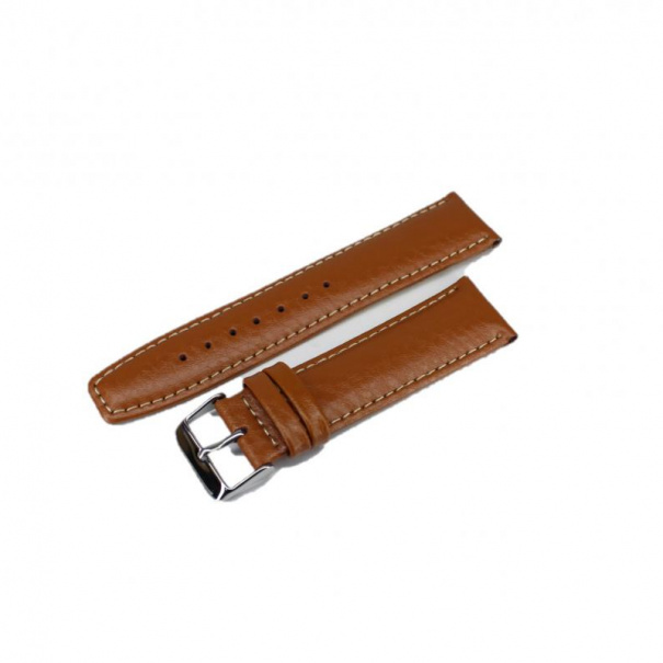 Купить Кожаный ремешок для часов W04 22 mm (Light Brown)(007619)
