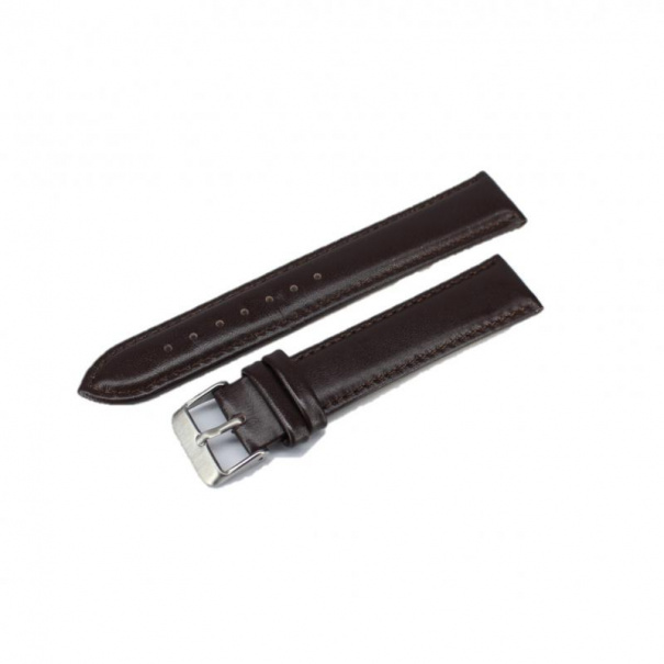 Купить Шкіряний ремінець для годин W54L 20 mm (Brown) (007552)
