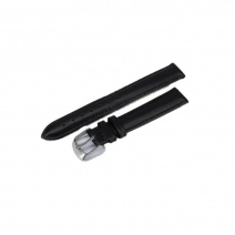 Кожаный ремешок для часов W83N 16 mm (Black)(007613)