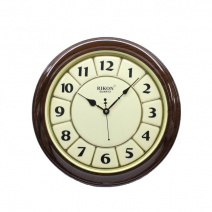 Настенные часы Rikon RK-14 (Brown Zibra Ivory)(007203), d-41 см.