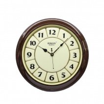 Настінний годинник Rikon RK-14 (Brown Zibra Ivory) (007203), d-41 см.