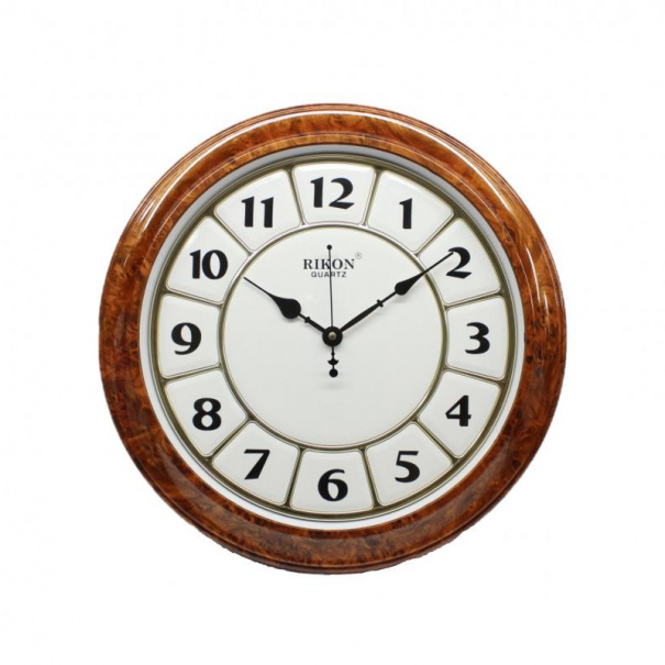 Купить Настенные часы Rikon RK-14 (Wood Venner off White)(007205), d-41 см.