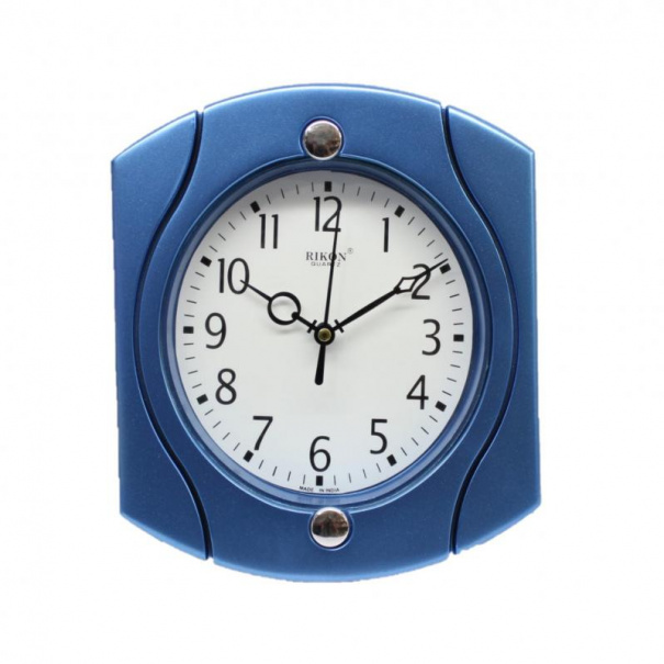Купить Настінний годинник Rikon 12351 (Blue) (007210), d-20x23.5 см.