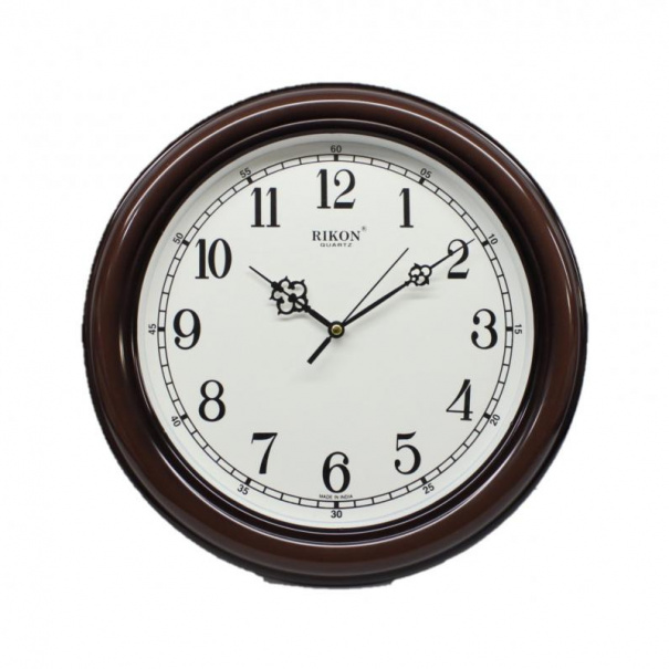 Купить Настінний годинник Rikon 13751 (Brown off White) (007207), d-31 см.