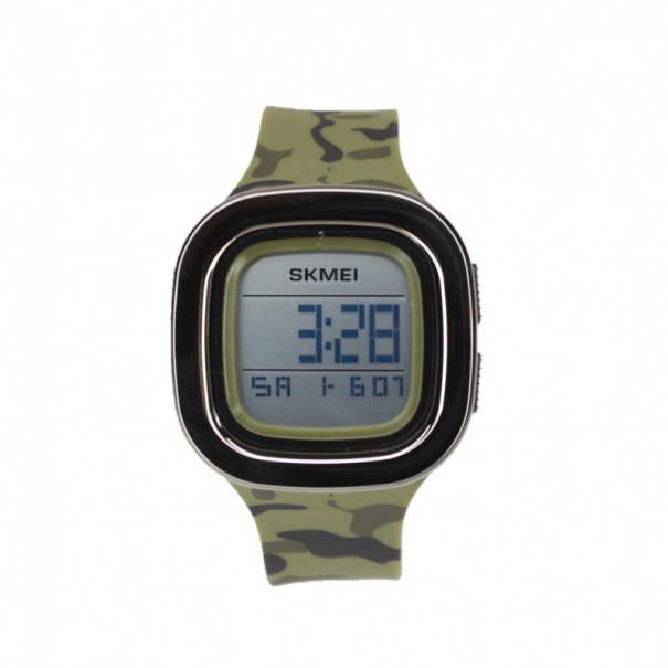 Купить Електронний годинник Skmei 1580 (Silver Khaki Camouflage) (007772)