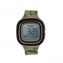 Електронний годинник Skmei 1580 (Silver Khaki Camouflage) (007772)